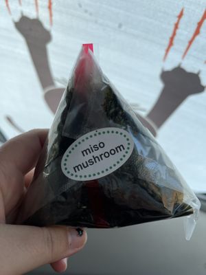 Miso mushroom vegan option  at Sunny Blue in Santa Monica