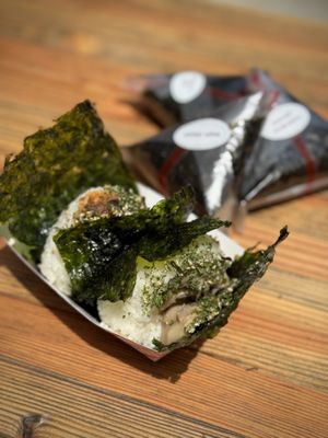 Mushroom Miso and Eggplant Chili Miso  at Sunny Blue in Santa Monica