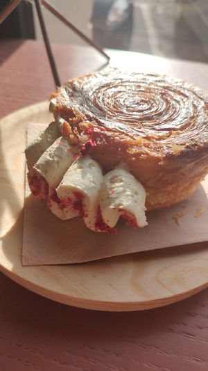 Vanilla New York Roll at Julietta Pastry and Lab in Rome