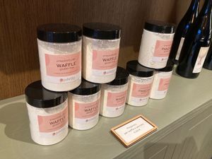 Waffles and pancakes mix  at Julietta Pastry and Lab in Rome