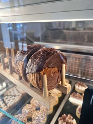 New York Croissant! Had a chocolate and strawberry flavor  at Julietta Pastry and Lab in Rome