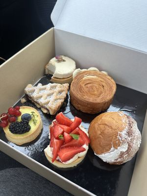 I took bites bc I couldn’t help myself lol  at Julietta Pastry and Lab in Rome