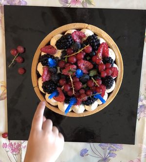 Frolla con crema e frutta  at Julietta Pastry and Lab in Rome