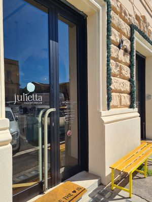 Outside at Julietta Pastry and Lab in Rome