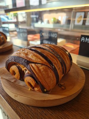 Pain au chocolat,  amazing! at Julietta Pastry and Lab in Rome
