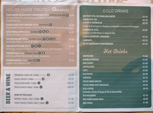 Menu September 2024 at Nutbutter - Smithfield in Dublin