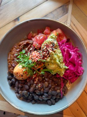 Mucho Vegano warm bowl at Nutbutter - Smithfield in Dublin