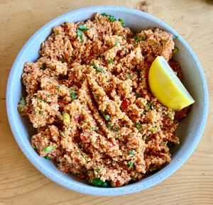 Bassmah’s bulger  at One Life Kitchen and Cafe in Dubai