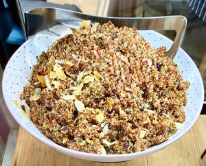 Rainbow quinoa at One Life Kitchen and Cafe in Dubai