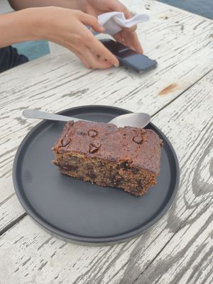 Vegan Banana Bread  at Pink Flamingo in Utila
