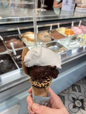 I think the cone was vegan… but ask!  at Don Peppinu  in Catania