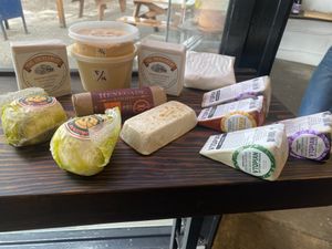 the haul!  at Vtopian Cheese Shop in Portland