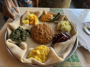  #Veganuary at Fitsum Shiro bet - ፍፁም ሽሮ ቤት in Addis Ababa
