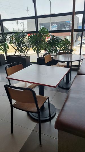 Inside the restaurant at Herbívoro - La Felicidad  in Bogota