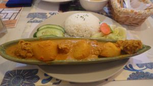 Nonya curry at Veggie Cottage in Central Singapore