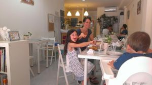 family friendly, with aircon. at Veggie Cottage in Central Singapore