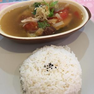 steamed fish at Veggie Cottage in Central Singapore