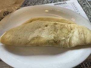 Pita breadd  at Grossman's Noshery & Bar in Santa Rosa
