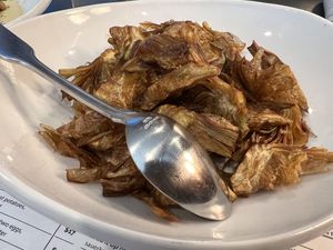 Fried artichoke   at Grossman's Noshery & Bar in Santa Rosa