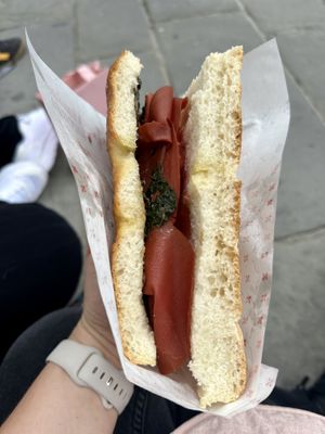 Vegana sandwich  at Vinaino Fiorenza in Florence