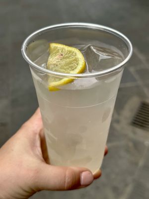 Homemade lemonadee  at Vinaino Fiorenza in Florence