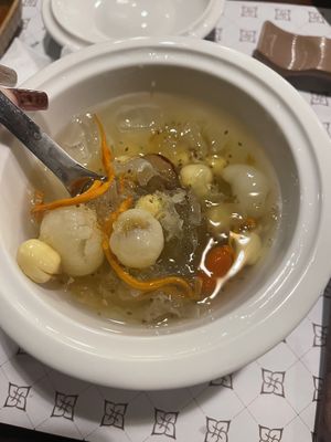 Dessert soup   at Bánh mì Chay Metta in Ho Chi Minh City