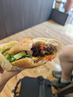 Banh mi bi at Bánh mì Chay Metta in Ho Chi Minh City