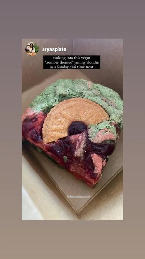 Jammy Wheel Blondie at The Mann's Vegan Scran  in Norton