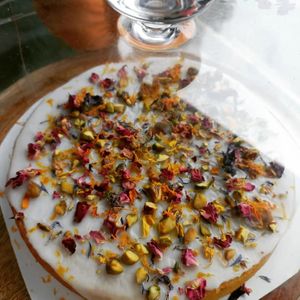 Persian Love Cake at The Mann's Vegan Scran  in Norton