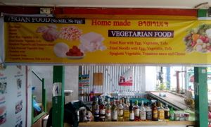 Vegan offers at Mama Sababa in Vang Vieng