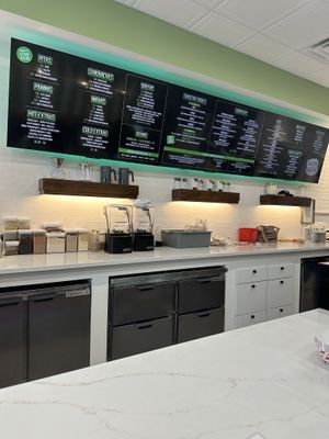 Menu  at Greens and Grains  in Wall