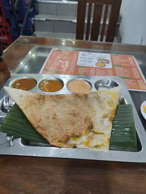 Mushroom dosa at Vishnu Vihar Vegetarian Hotel in Kandy