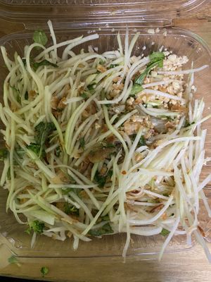 Papaya salad   at Van Hanh Restaurant in Portland