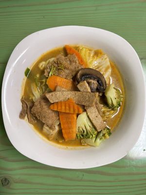 curry soup  #Veganuary at Van Hanh Restaurant in Portland