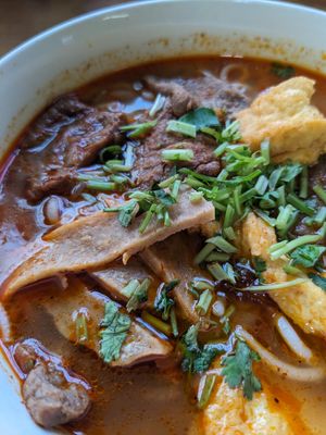 Bun bo hue at Van Hanh Restaurant in Portland