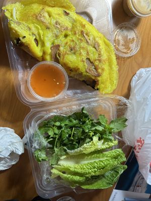 Banh xeo!  at Van Hanh Restaurant in Portland