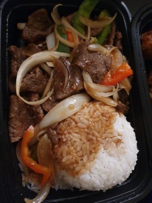 Mongolian beef at Van Hanh Restaurant in Portland