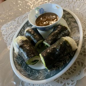 Sushi roll  at Van Hanh Restaurant in Portland