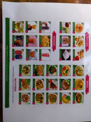 The new simpler menu. at Van Hanh Restaurant in Portland