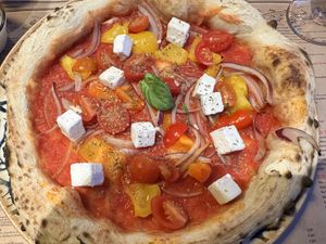 Pizza Mykonos  at Nonna Napoli in Cologne