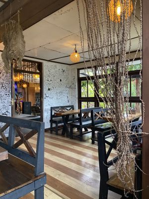 Inside the restaurant   at Themparadu in Nuwara Eliya