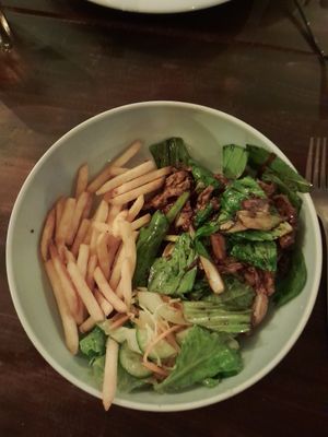 Magic mushroom dish at Themparadu in Nuwara Eliya