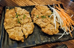 Salt and pepper chicken chop, great at Life Cafe - Brighton Square in Kuching