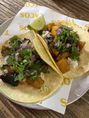 Pumpkin taco special   at La Bodega in East Brisbane