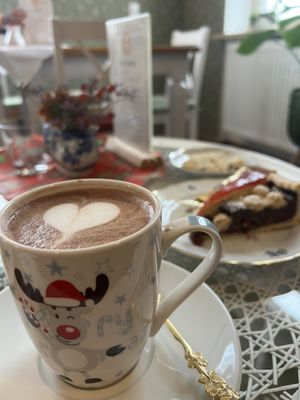 hot chocolate  at Zeiten & Wunder in Bamberg