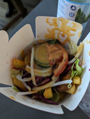 Seitan Döner Box at Saray Döner in Jena