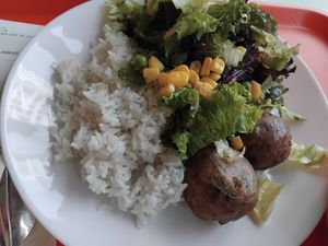 Pohánkové guľky -za mňa tentokrát trochu bez chuti at Veg life - Pribinova in Bratislava