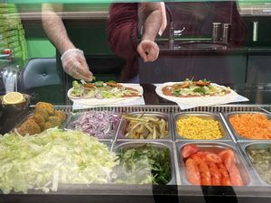 Cigköfte wraps  at Veganland Cigköfte in Munich