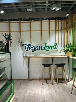 Inside the restaurant/cafe  at Veganland Cigköfte in Munich