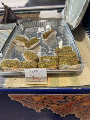 Pistachio Baklava   at Le Ryad Pâtisseries in Montreal
